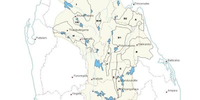 Zemljevid cisterne v šrilanki