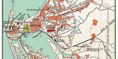 Zemljevid Šri Lanka colombo