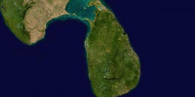 Online satelitska zemljevid Šri Lanka